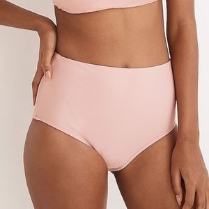 Madewell Second Wave Retro High-Waisted Bikini Bottom Size Small